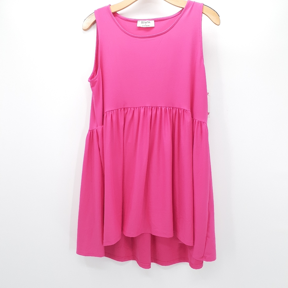 ZENANA Premium Soft Stretch Jersey Sleeveless Top - Picture 2 of 5
